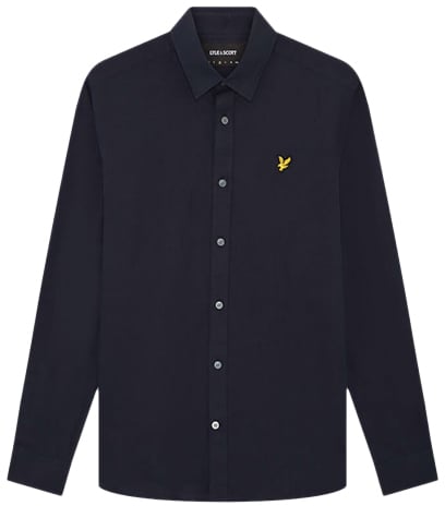 Lyle & Scott Lyle & Scott Long Sleeve Linen Blend Shirt