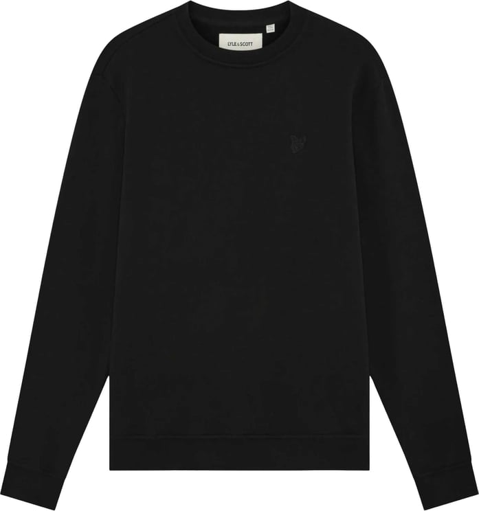 Lyle & Scott Lyle&scott Superfine Crew Neck Sweaters Zwart Ml2255ton