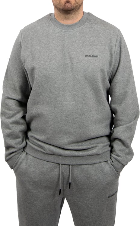 Lyle & Scott Lyle & Scott Logo Brushback Crew Neck Sweatshirt