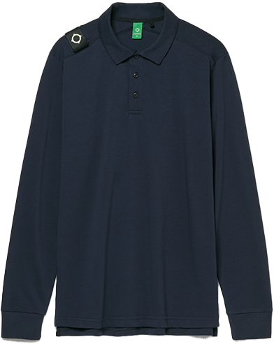 Ma.Strum Ma.Strum Crest LS Jersey Polo