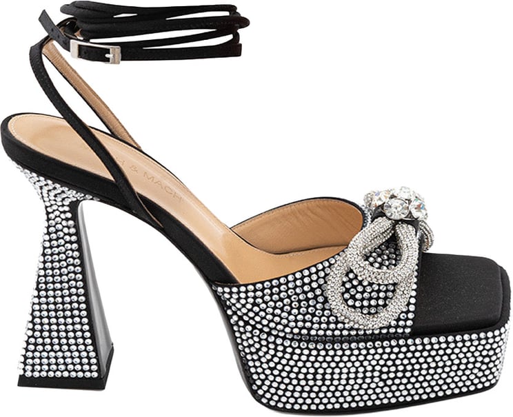 Mach & Mach pre Mach & Mach Heeled Sandals Black
