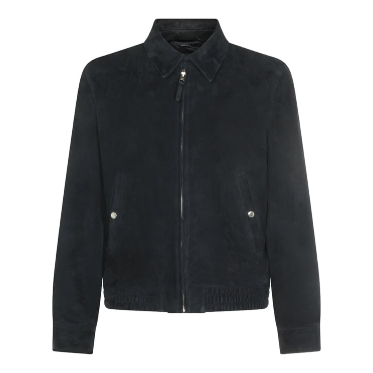 Mackage Minimalist Zipper Jacket With Snap Button Pockets