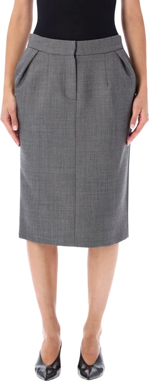 Magda Butrym Midi Skirt Grigio