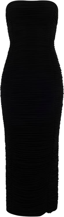 Magda Butrym Midi dress without straps with drapes