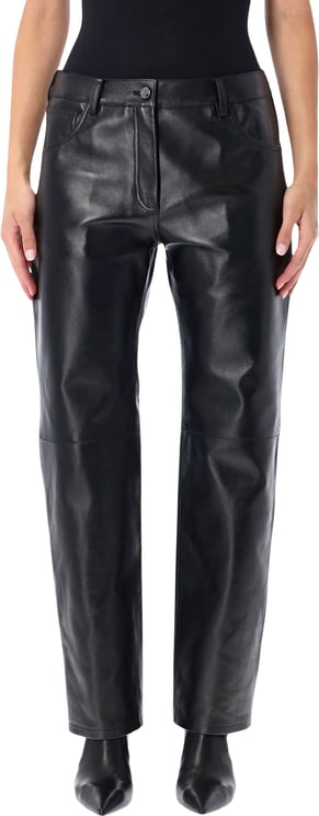 Magda Butrym Leather Pant Nero