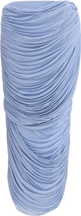 Magda Butrym Magda Butrym Blue Copper Midi Skirt