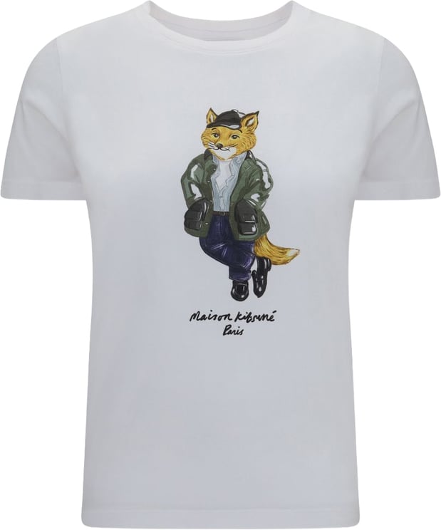 Maison Kitsuné Maison Kitsune' T-Shirts And Polos White
