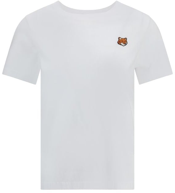Maison Kitsuné Maison Kitsuné White Cotton T-Shirt