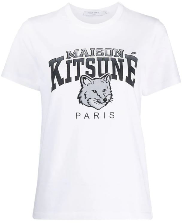 Maison Kitsuné Campus Fox Logo T-shirt