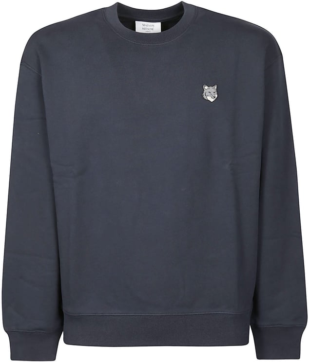 Maison Kitsuné Fox Head Comfort Sweatshirt Blue