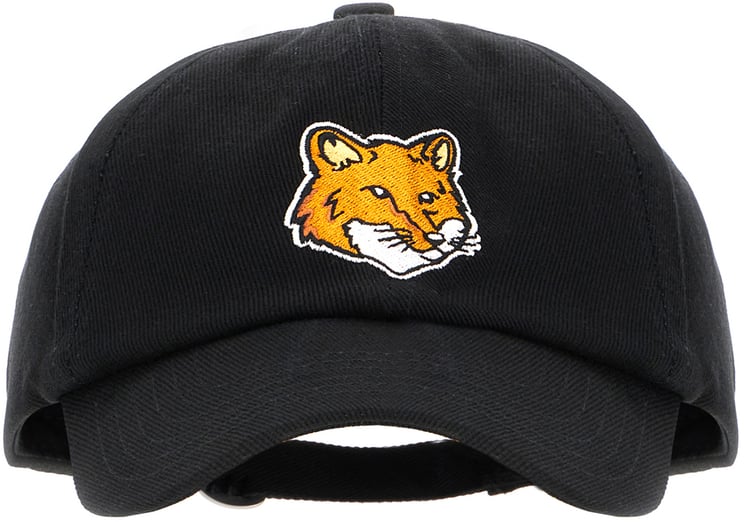 Maison Kitsuné Maison Kitsunè Black cotton baseball cap