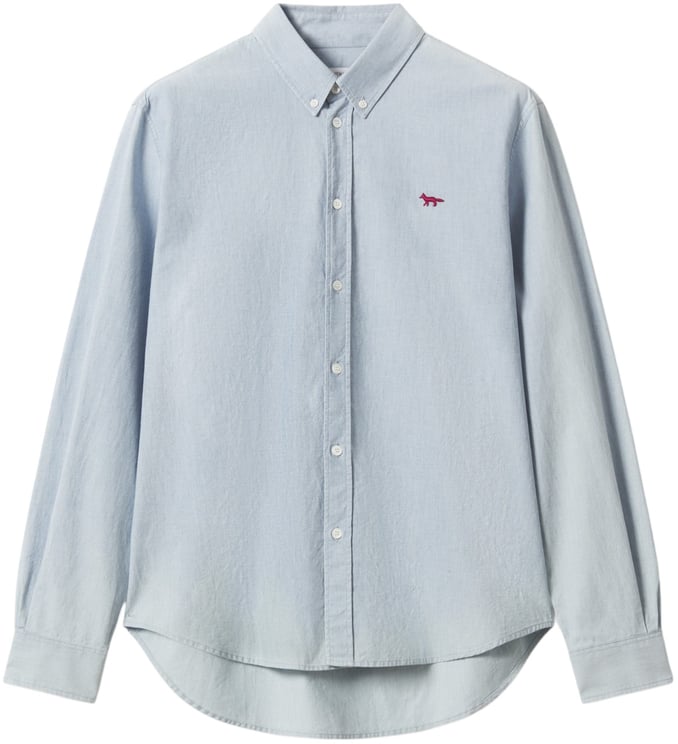 Maison Kitsuné Maison Kitsune' Shirts Light Blue