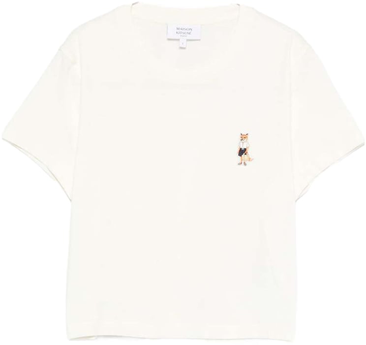 Maison Kitsuné Maison Kitsune' T-Shirts And Polos Ivory