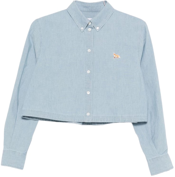 Maison Kitsuné Maison Kitsune' Shirts Clear Blue