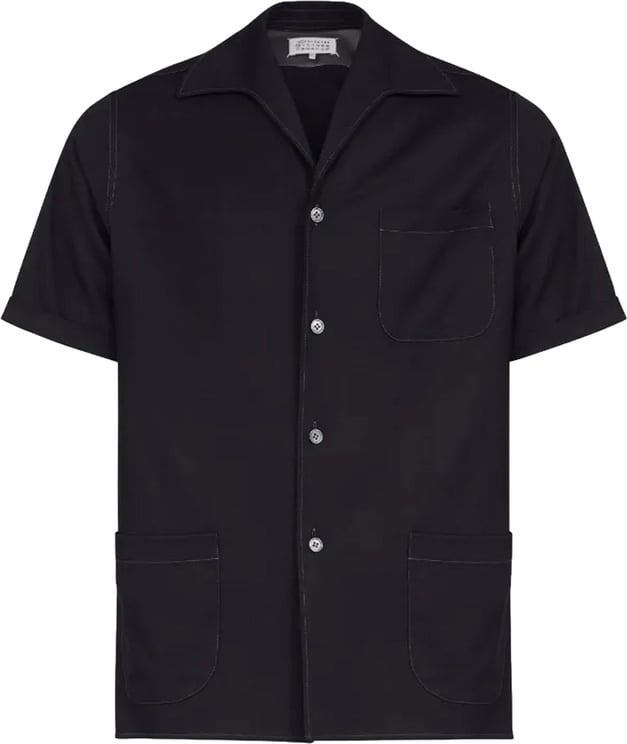 Maison Margiela Maison Margiela short-sleeve wool shirt