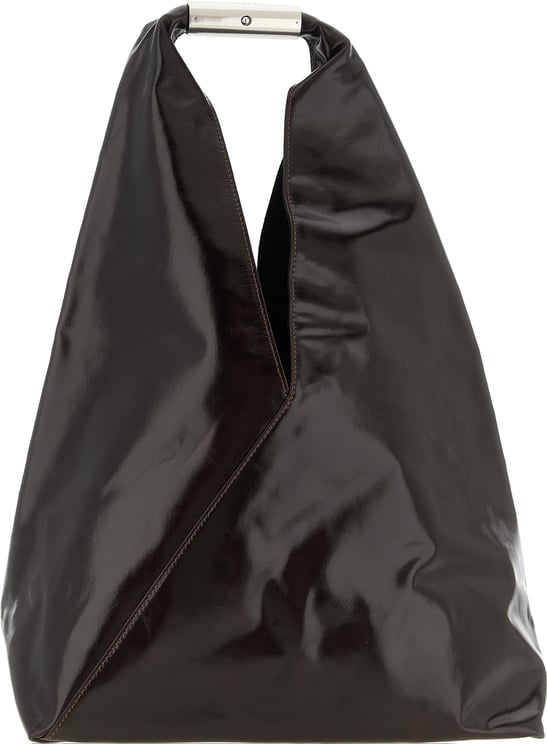 Maison Margiela Brown Triangular Top Handle Shoulder Bag