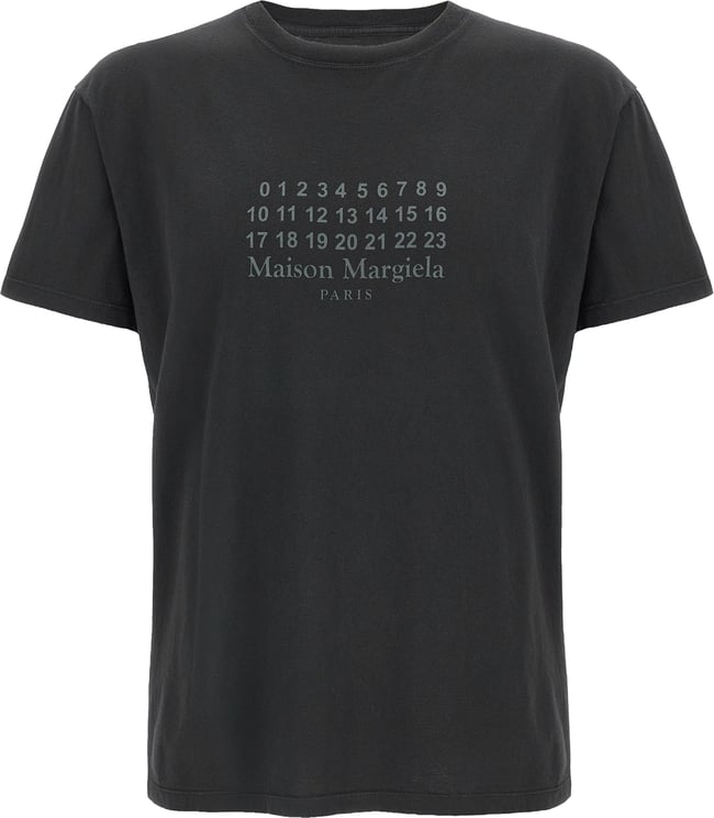 Maison Margiela Maison Margiela Black Cotton T-Shirt
