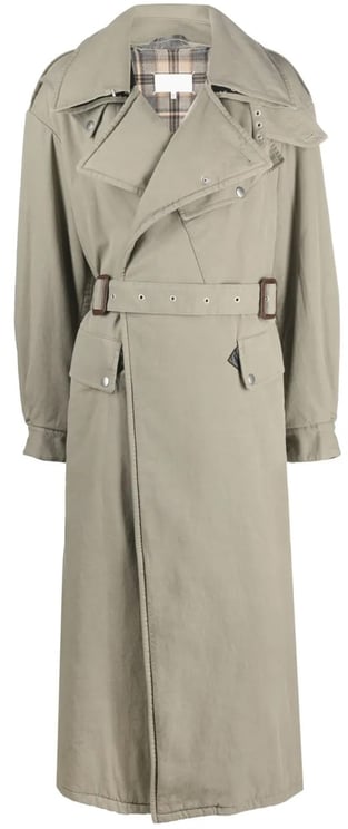 Maison Margiela Maison Margiela Deconstructed Belted Trench Coat
