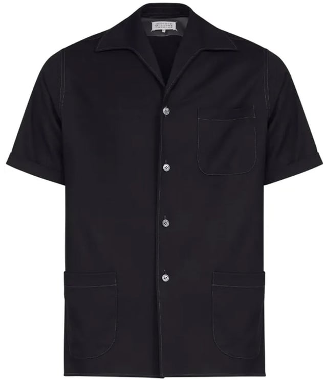Maison Margiela Maison Margiela short-sleeve wool shirt