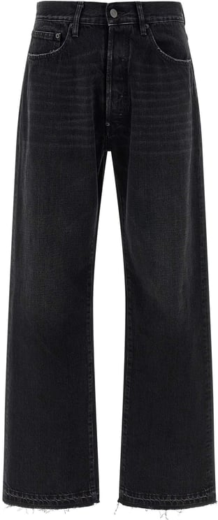 Maison Margiela Maison Margiela Black Cotton Straight-Leg Jeans