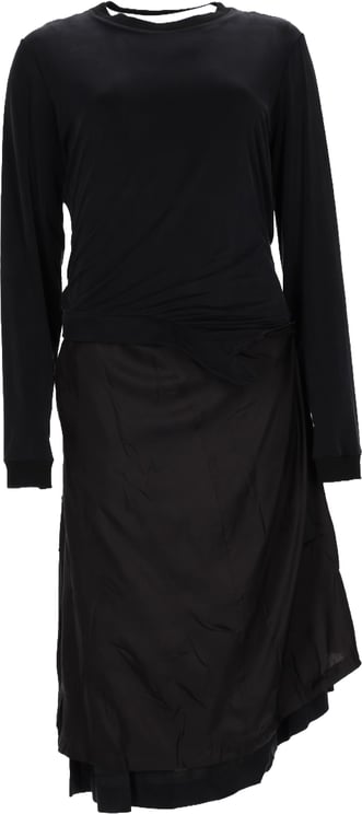 Maison Margiela ABITO MIDI CON DRAPPEGGIO