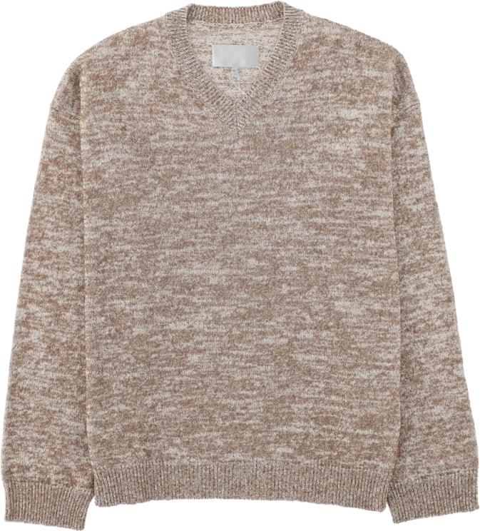 Maison Margiela MAGLIA CON SCOLLO A V