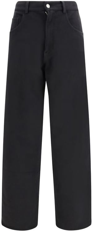 Maison Margiela MM6 Black Cotton Athletic Pants