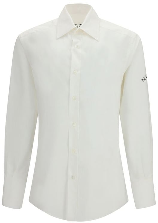 Maison Margiela MM6 White Cotton Dress Shirt