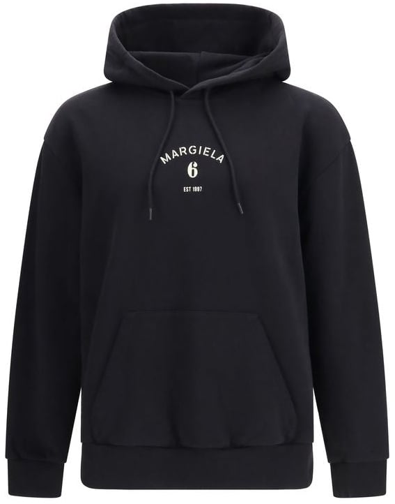 Maison Margiela MM6 Black Cotton Sweatshirt