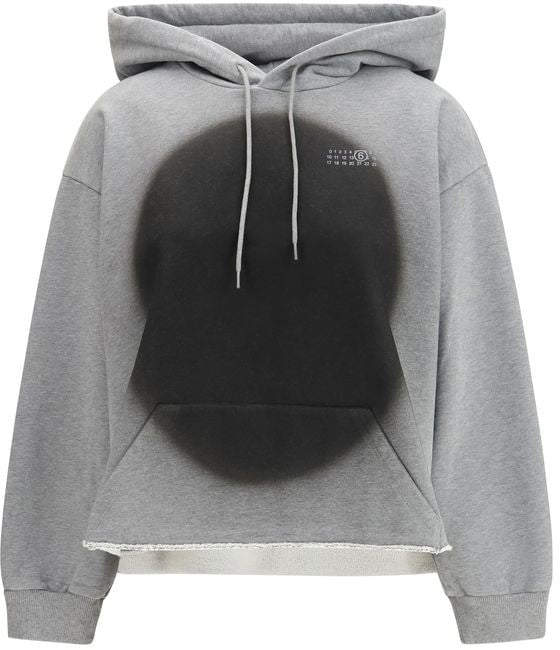 Maison Margiela MM6 Gray Cotton Sweatshirt