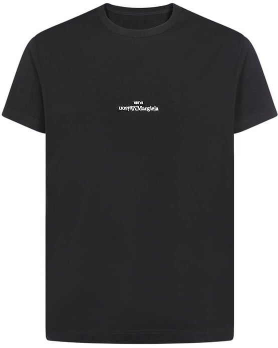 Maison Margiela Maison Margiela Black Cotton T-Shirt