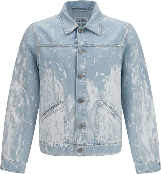 Maison Margiela MM6 Blue Cotton Denim Jacket