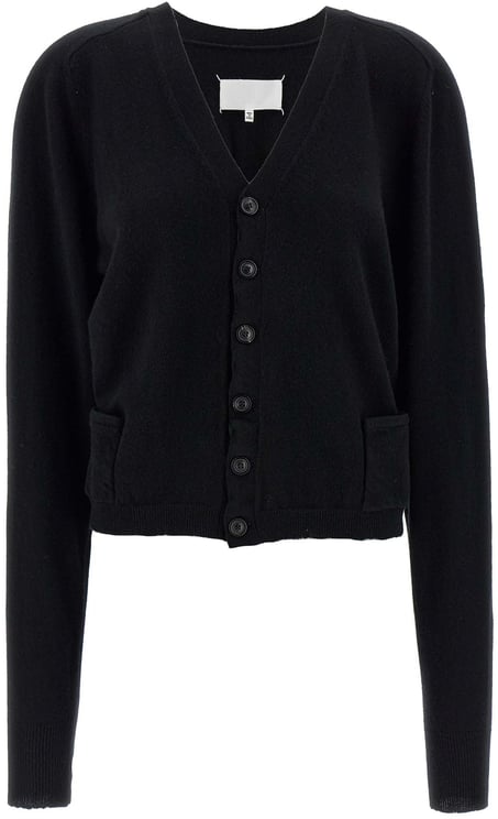Maison Margiela Maison Margiela Black Wool Cardigan
