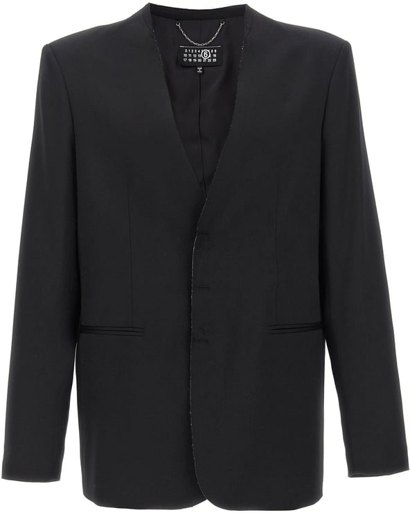 Maison Margiela MM6 Maison Margiela Black Polyester Blazer