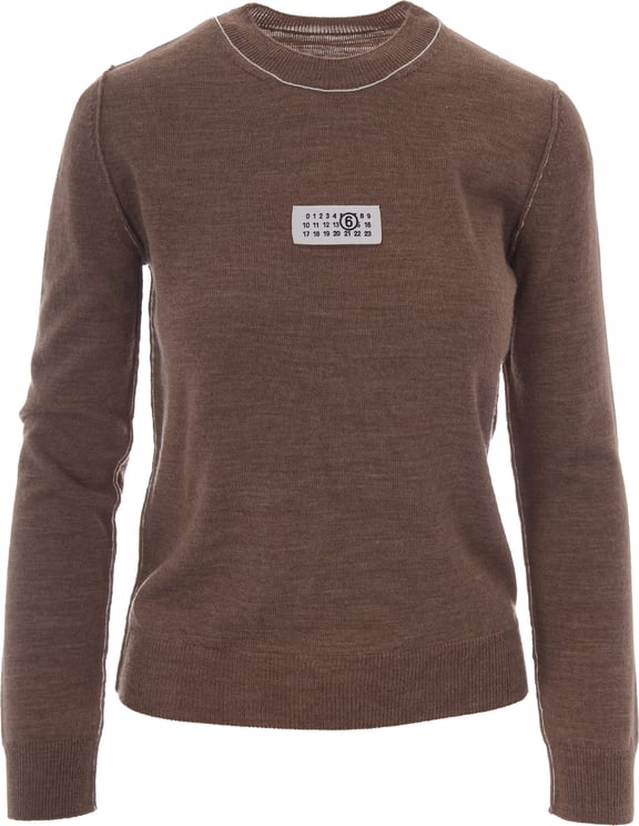 Maison Margiela Sweaters Brown