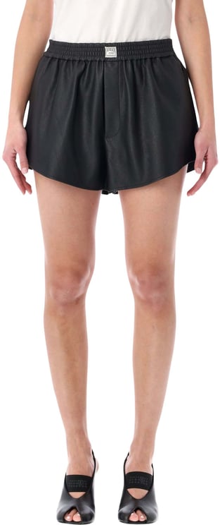 Maison Margiela Short Eco Leather Nero