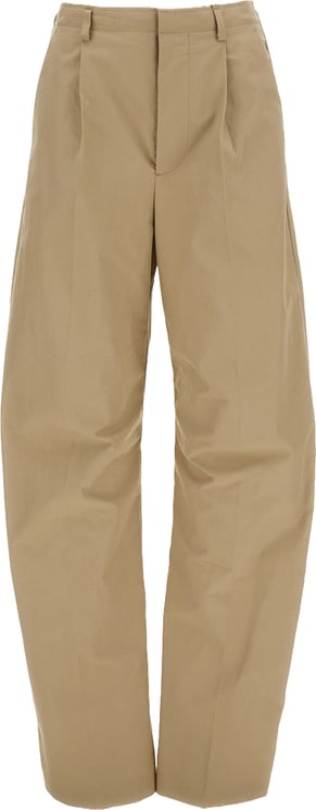 Maison Margiela Utility-Style Wide-Leg Trousers with Front Pleats