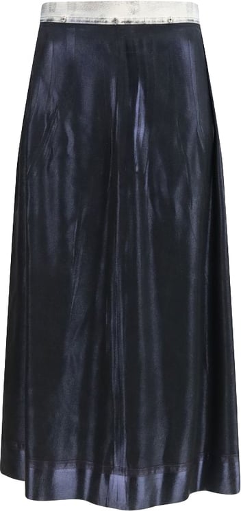 Maison Margiela Maison Margiela Blue Acetate Midi Skirt