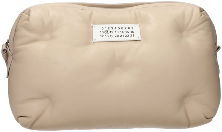 Maison Margiela Maison Margiela Beige Leather Clutch Bag