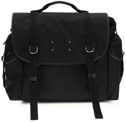 Maison Margiela Maison Margiela Black Calf Leather Bos Taurus Shoulder Bag