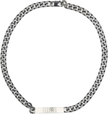 Maison Margiela MM6 Silver Metal Necklace