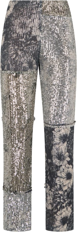 Maison Margiela Patchwork trousers with sequins