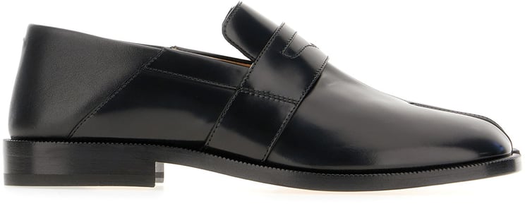 Maison Margiela Maison Margiela Black leather Tabi loafers