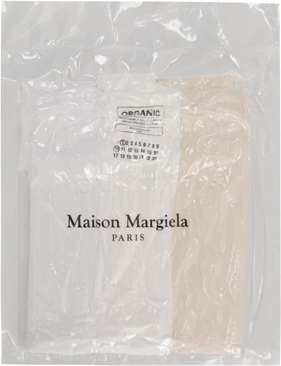 Maison Margiela Set of three cotton t-shirts