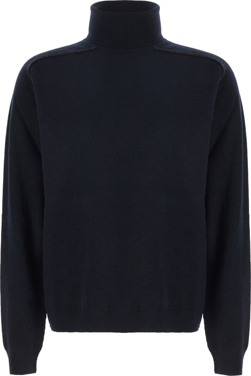 Maison Margiela Maison Margiela Maglione in lana blu notte