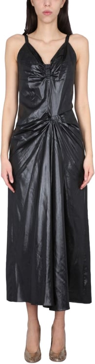 Maison Margiela Moiré Polyester Dress