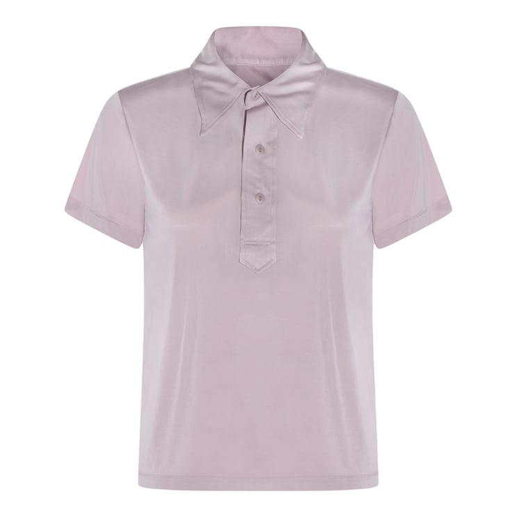 Maison Margiela Short-Sleeve Polo Shirt with Classic Collar