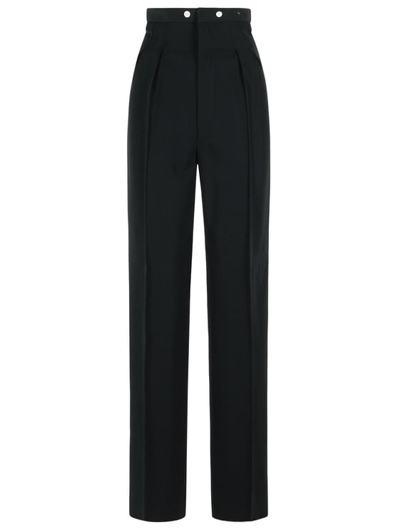 Maison Margiela Black Wool Pants