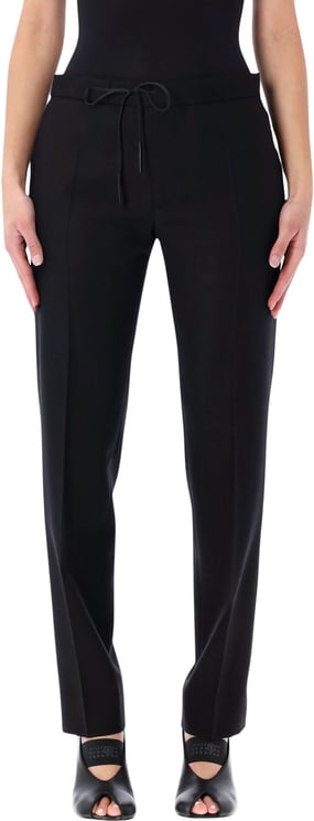 Maison Margiela Maison Margiela black formal drawstring trousers