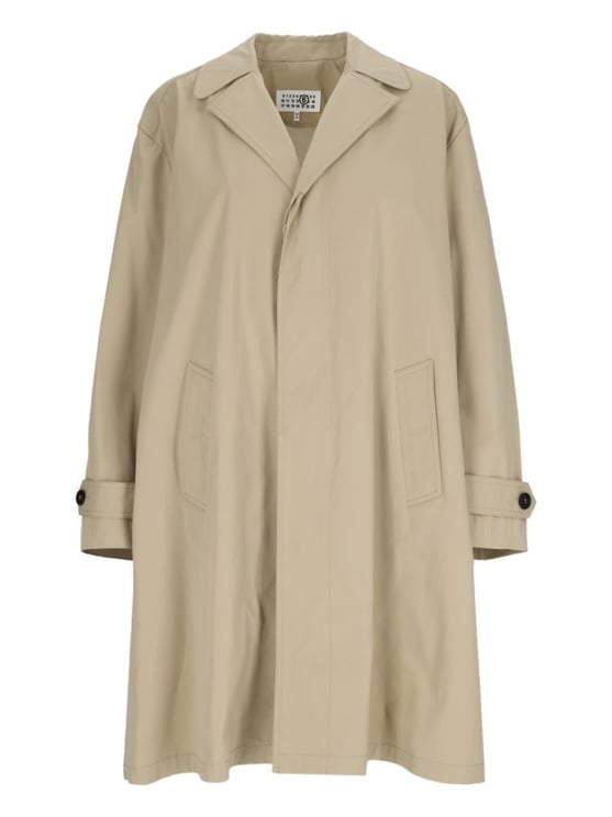Maison Margiela Single-Breasted Coat – Beige